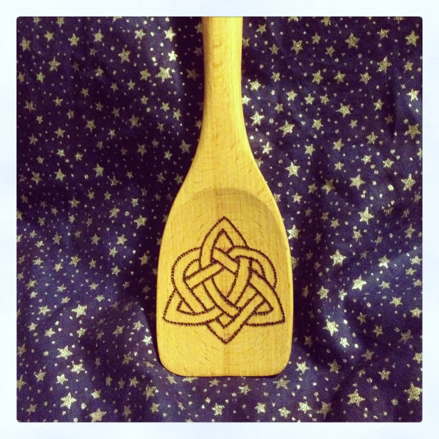 Celtic Triquetra Beechwood Spoon
