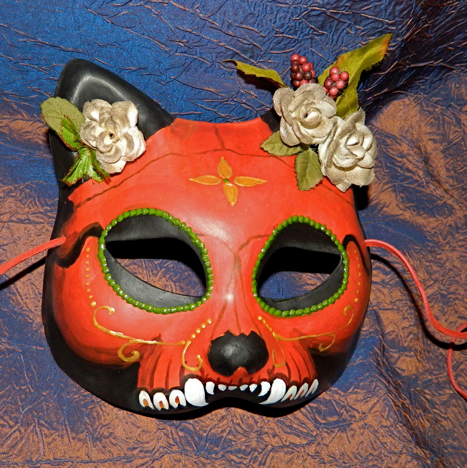 My Cat from Hell Mask Dia de Los Muertos Kitty