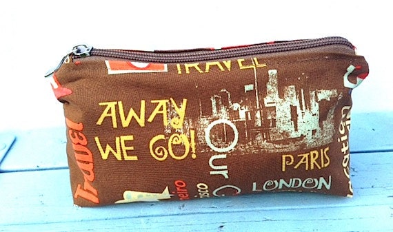 Cotton Jet Setter Clutch/Gadget/Cosmetic Case