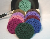 Pot Scrubbers, nylon net, scouring pads, home and kitchen cleaning aids, bakeware scrubbers, BBQ scrubber. Pick your 10pk.