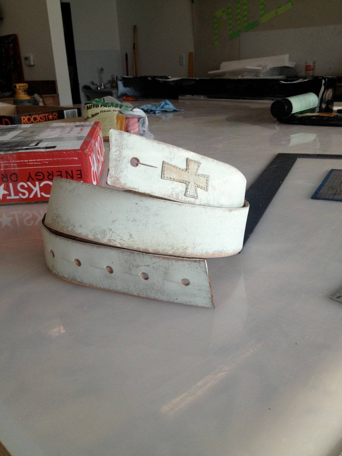 leather guitar strap. by fullgive