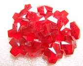 Destash - Celestial Crystal  Red Cross Beads