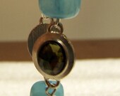 Pastel Blue And Green Summer Bracelet