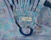 Starburst Light Blue and Teal Ring Sling