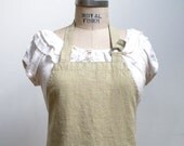Misty Sage Linen Apron