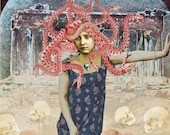 Medusa - 8 X 8 fine-art photographic collage print