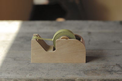 classiky wood masking tape dispenser