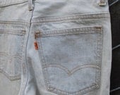 Vintage Levi's Bell Bottom Jeans Orange Tab