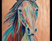 Original Horse Painting 36x48 painting by Jennifer Moreman