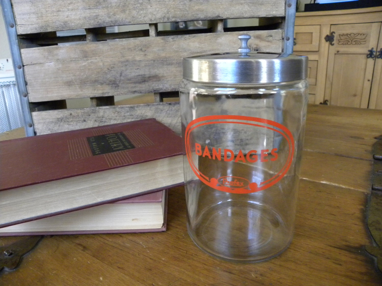 Vintage Medical Bandage Canister