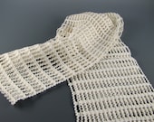 Trendsetter Yarns Scarf  Fabric Grid  Ecru