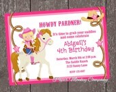 Blonde Cowgirl Birthday Invitations Il_170x135