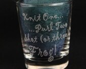 Custom Engraved Shot Glass - Frog