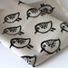 BIRD Is The Word - Handprinted Fabric - Fat Quarter