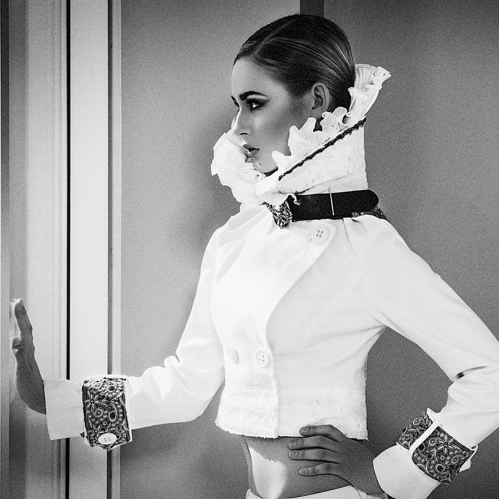 upcycled clothing . cropped jacket