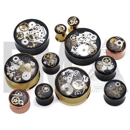 BMA Modified Junkyard Steampunk Watch Parts Plugs 7/8 inch 22mm 