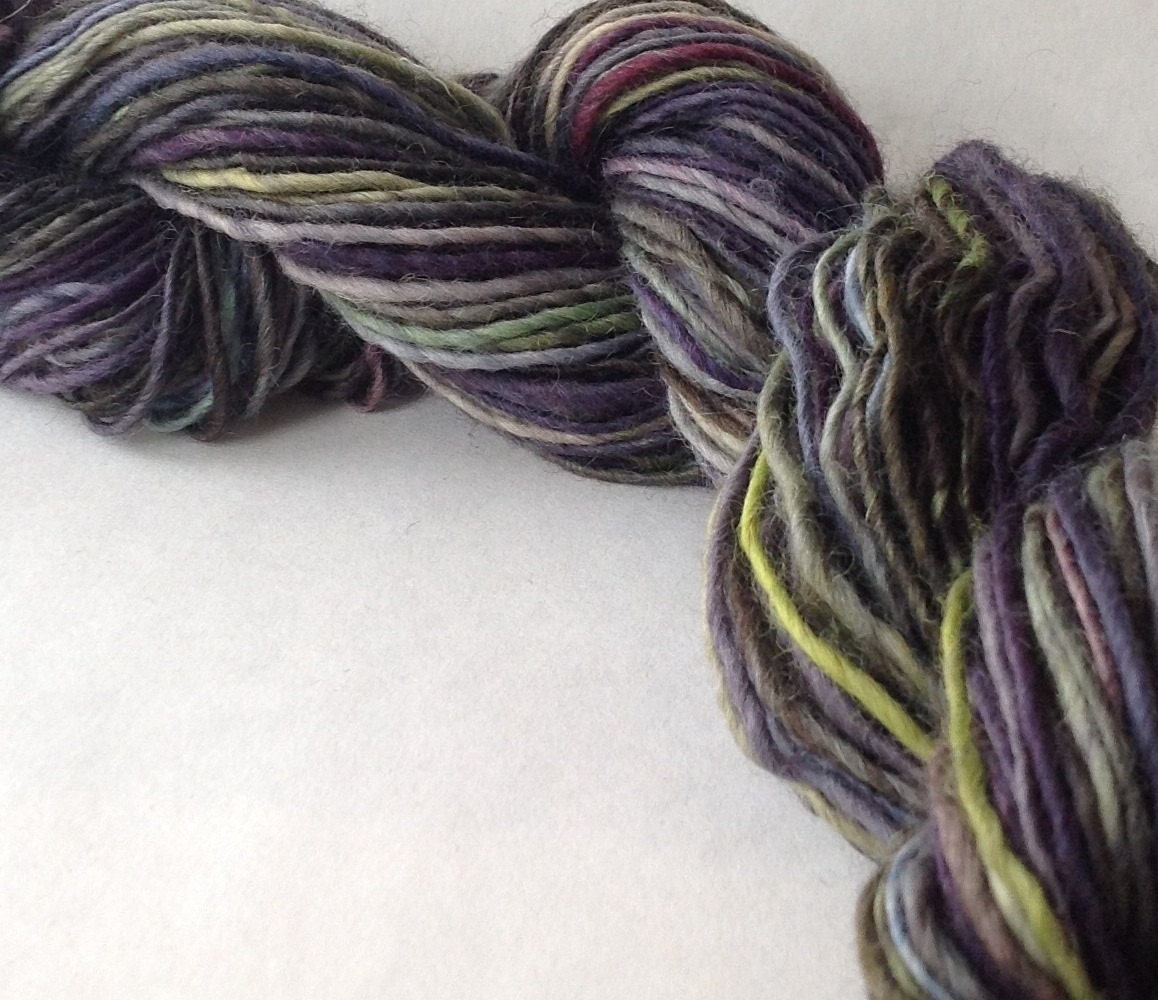 Moth To Flame - handspun yarn, DK weight