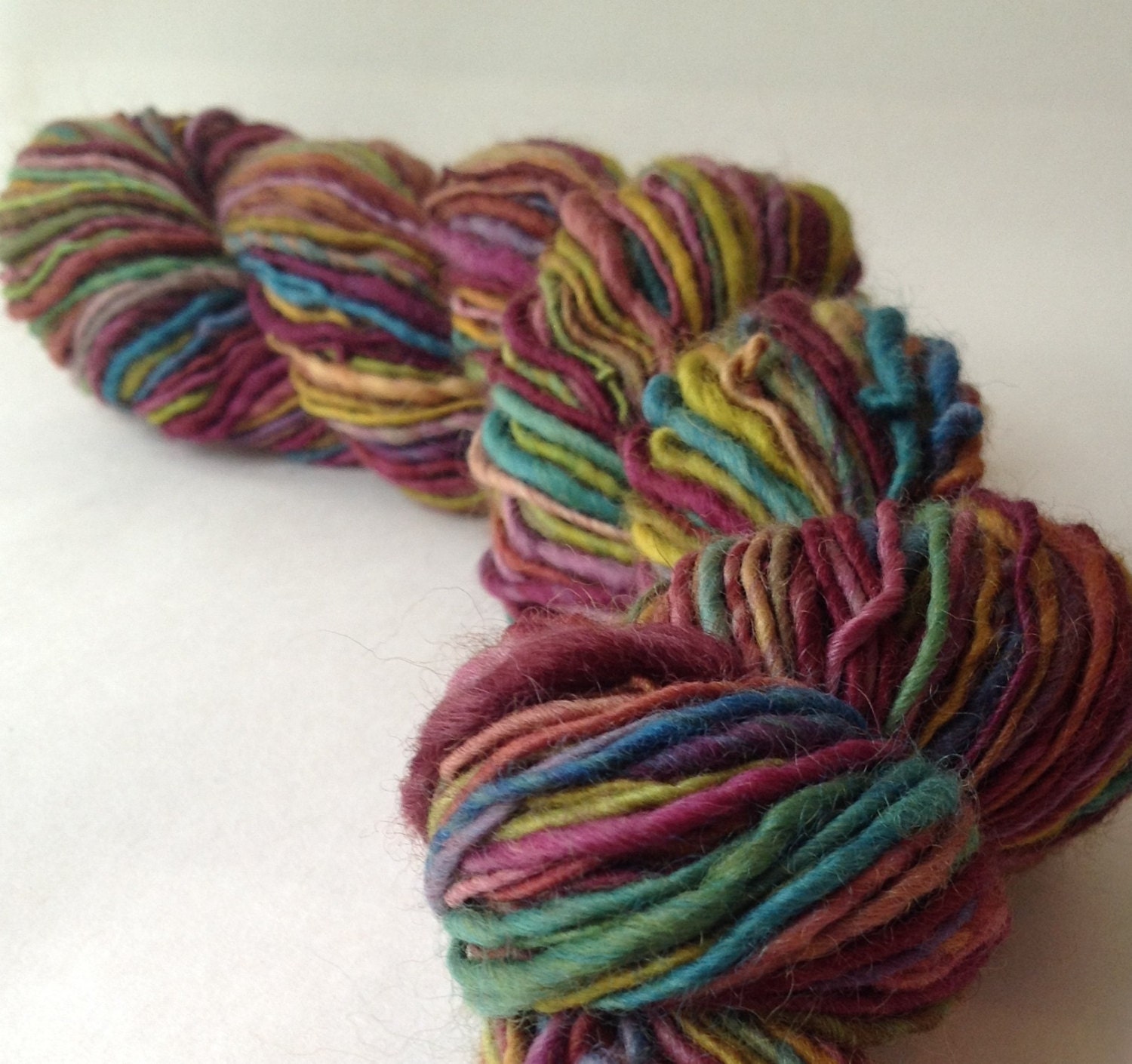 NEW COLORWAY - Afternoon Delight - handspun yarn, DK weight