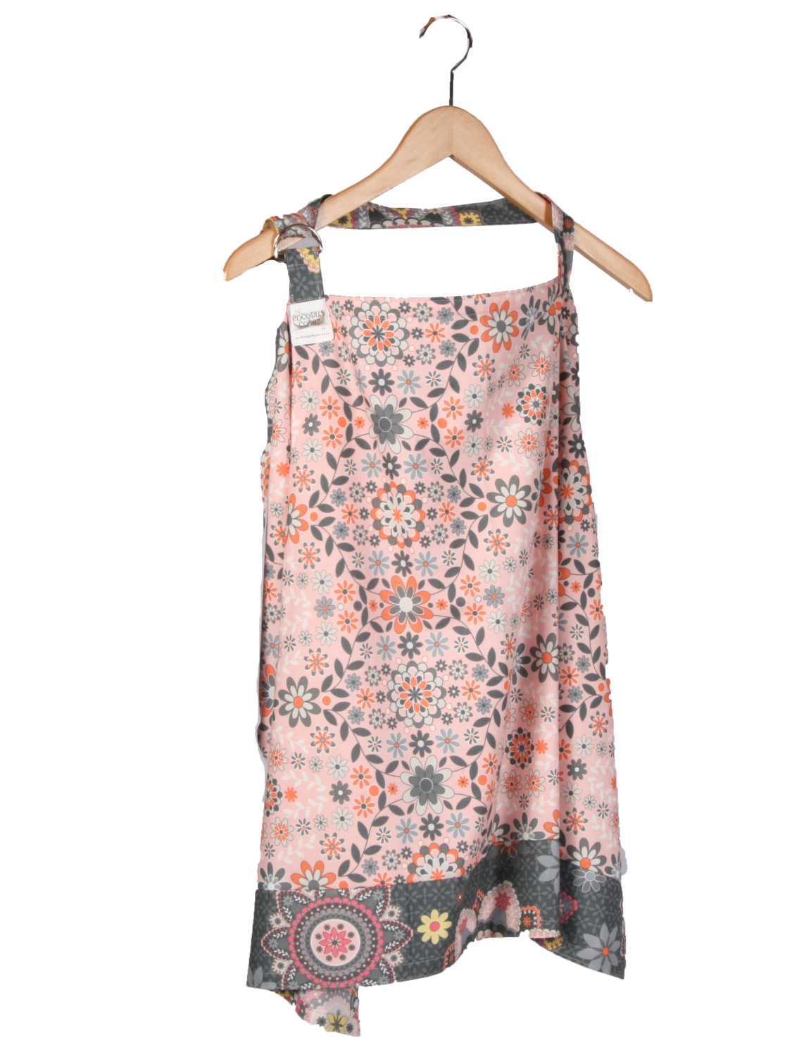 Coconut Cover - nursing cover - Spring Meadow Pink
