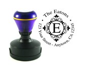 Self inking custom Personalized Return address name rubber stamp R106