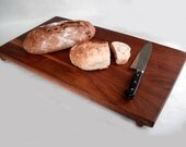 Reclaimed LARGE black walnut serving/cutting board