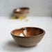 Prep Bowls - Set of Three Small Rustic Bowls - Brown and Black Raw Stone Ceramic Bowls - Handmade Stoneware Dipping Bowls - Specked Pottery