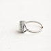 Mint bird ring - Spring jewelry - Pastel trend - Adjustable ring (R040)