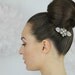 Vintage inspired wedding hair comb - crystals bridal comb ,Wedding Hair Comb, Old Hollywood Bridal Hairpiece- Style 289