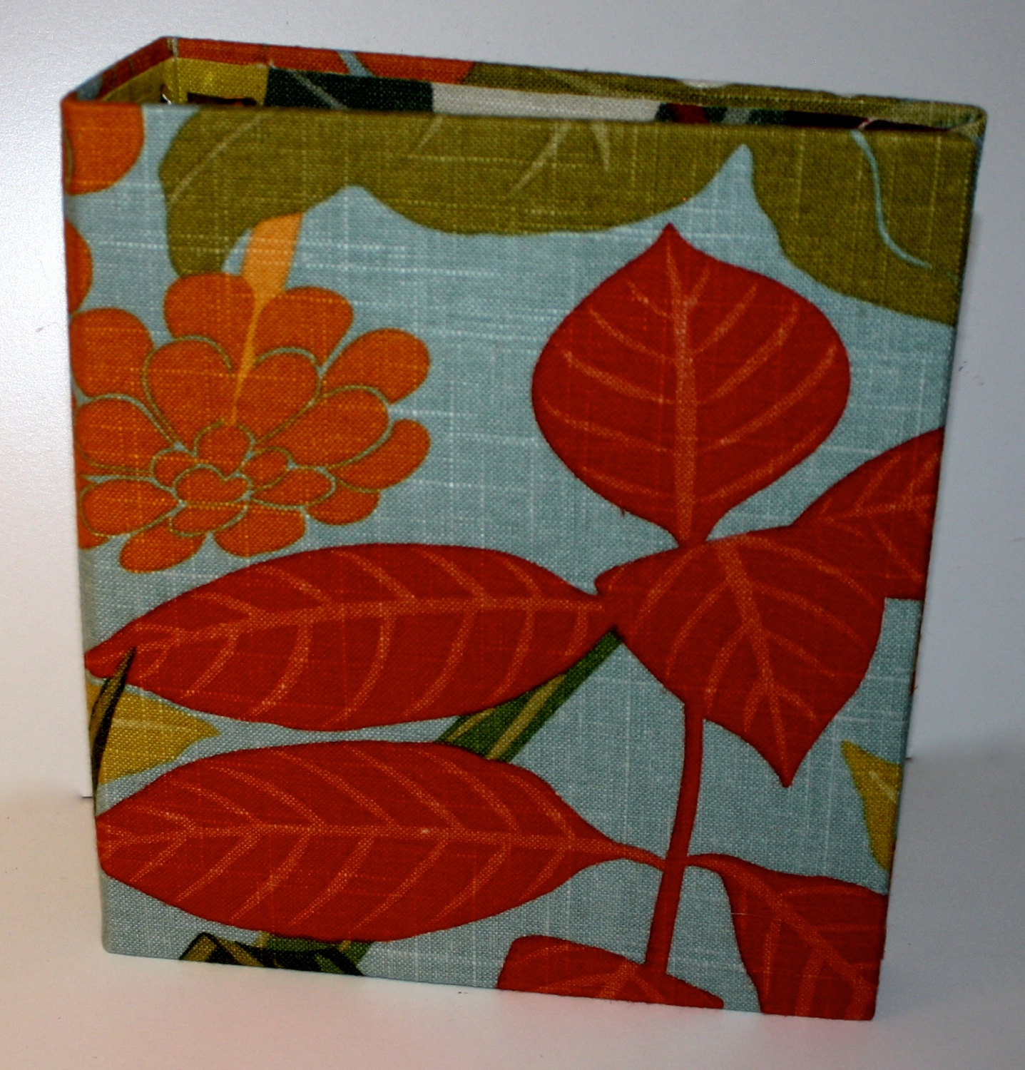 First Impressions Binder ... Hawaiian Floral .. 8 x 9.5 inch ... 2 inch rings