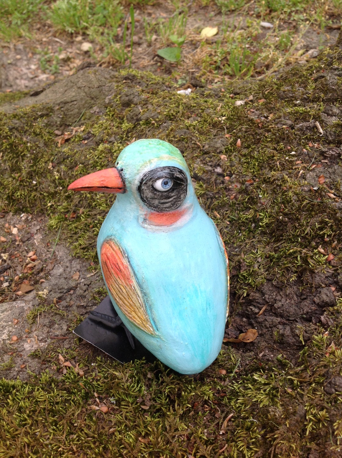 Folk art Blue bird