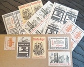 Freedom of the Press .. UNused US Vintage Postage Stamps  .. post 5 letters