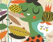 Here Comes the Sun - limited edition giclee print of an original illustration (8 x 10 in)