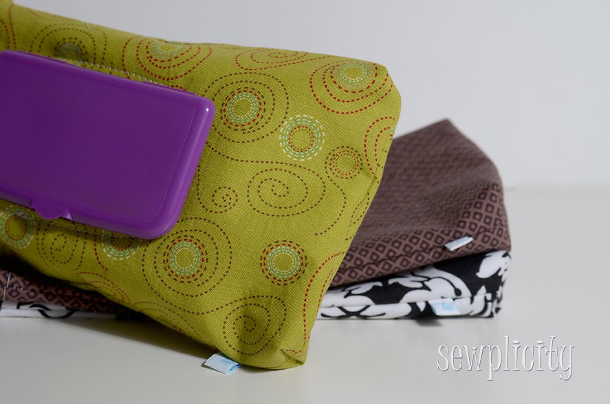 CUSTOM Rectangle Top Baby Wipes Cover - You Choose the Fabric