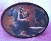 Sexy Ballroom Dancers Trinket Holder - Stash Case - Gift Box - Jewelry Box - Hostess Gift