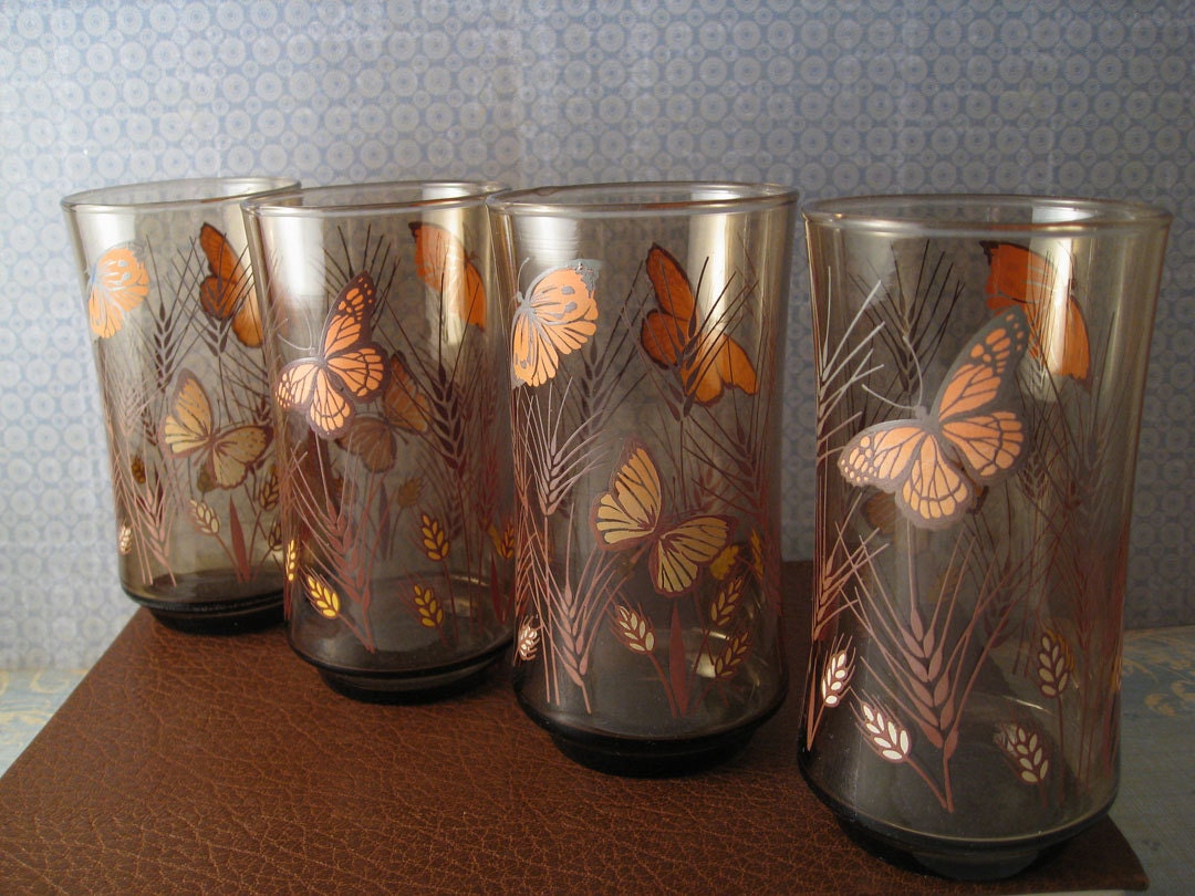 Butterfly Glass Set