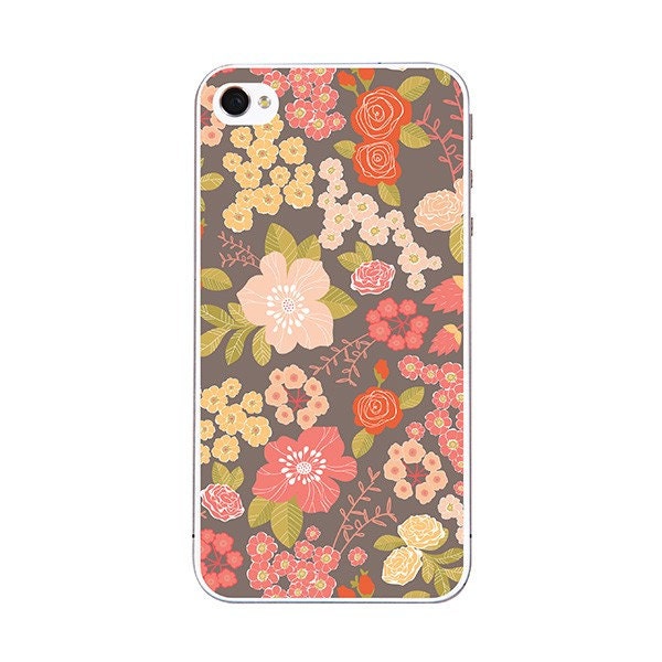 Iphone 4, 4s or 5 Decal - Stormy Bouquet