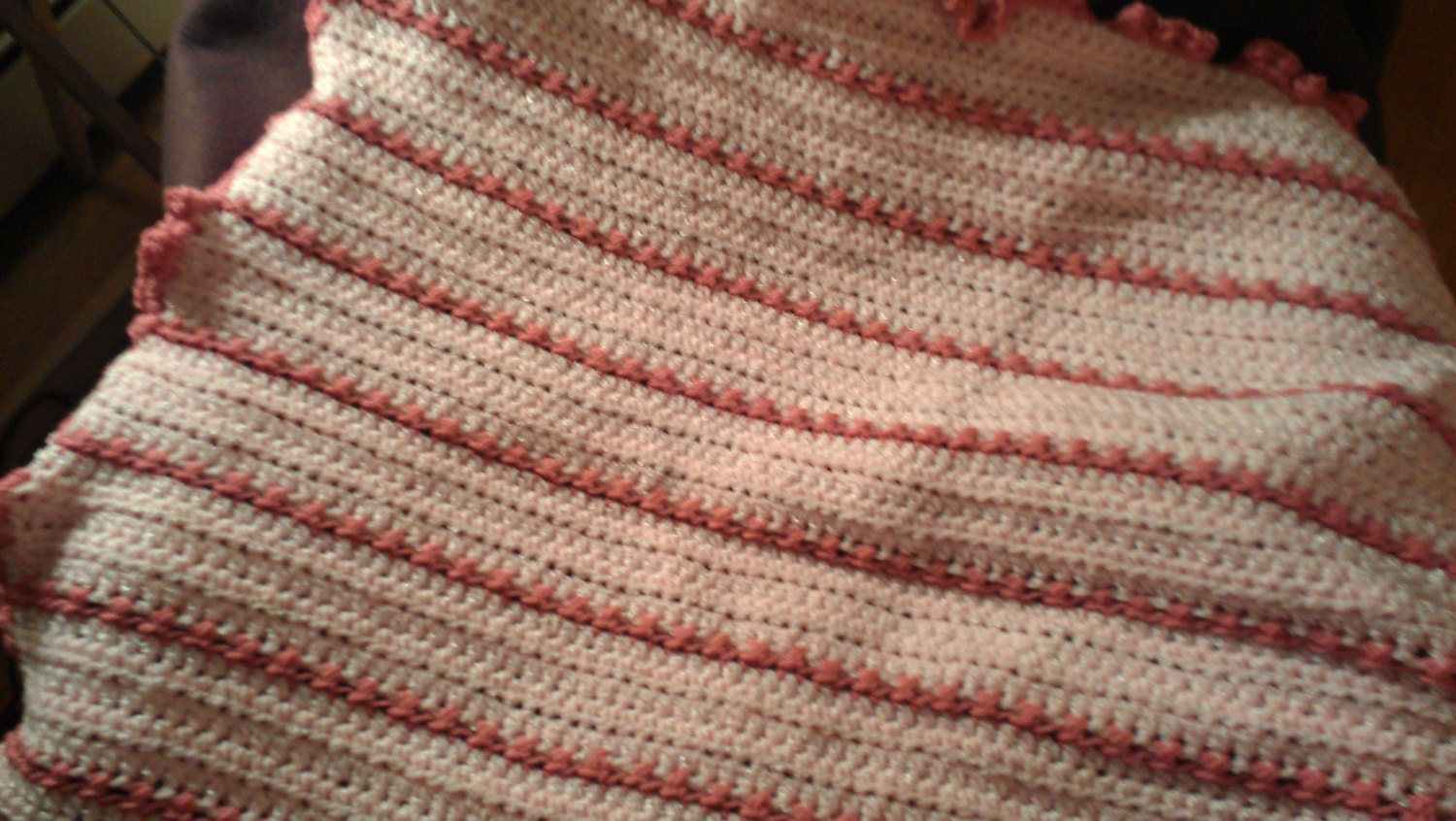 Pink and Rose Baby Blanket