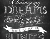Typographic Print, Digital Print Typography, Inspirational Quote Wall Decor, Retro Wall Hanging, Motivational Quote Wall Art Digital Print