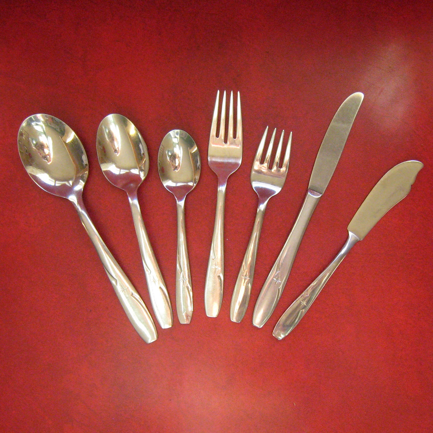 Vintage Wallace North Star Flatware Set, 64 Pieces