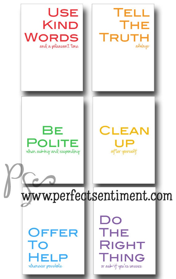 family rules printable