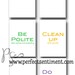 family rules printable