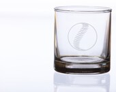 Baseball Stitches Whiskey Rocks Tumbler - Set of 4
