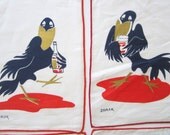 RARE Vintage Cocktail Napkins Depler 1950s COMPLETE Set