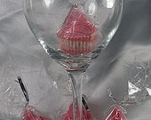 Wine Glass With Bath Bombs
