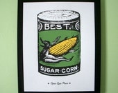 Small Print /// CORN CAN