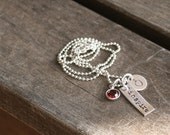 Teacher Appreciation "Inspire" Sterling Silver Necklace