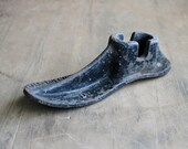 When It Was Sears Roebuck - Antique Shoe Cobbler - Shoe Form - Black - Collectible - Vintage - Sears Roebuck and Company - Rustic