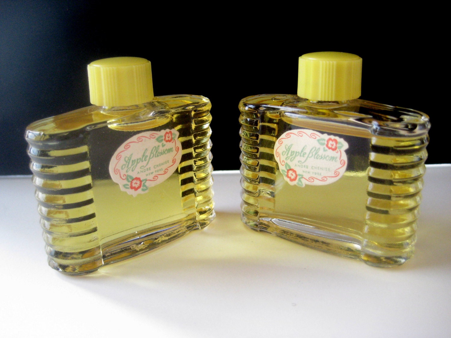 Art Deco Miniature Perfume Bottles Andre Chenier N.Y. 1930s