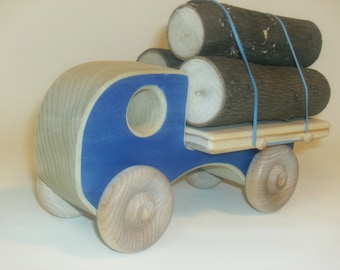Wooden Toy Log Truck
