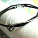 Raise The Bar - braided cord bracelet, with sterling silver
